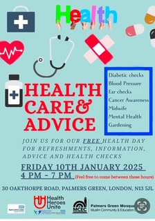 Health care palmers green 10th Jan 25